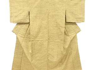 アンティーク　手織り紬単衣着物